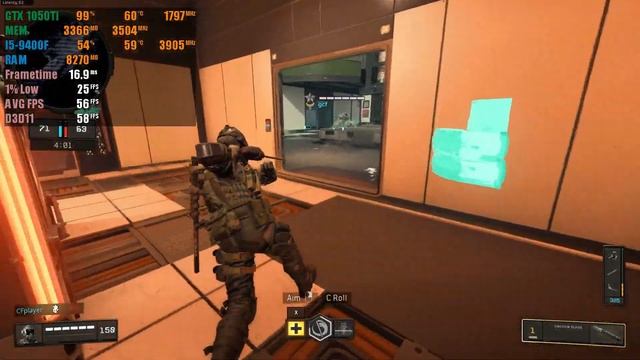 Call of Duty Black Ops 4 : GTX 1050 Ti 4GB смотреть онлайн