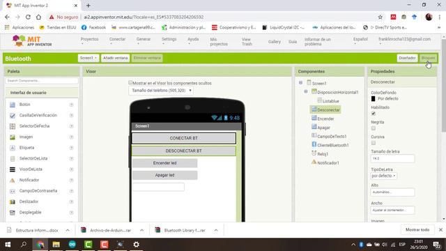 APP CON BLUETOOTH Y SIMULACIÓN EN PROTEUS смотреть онлайн