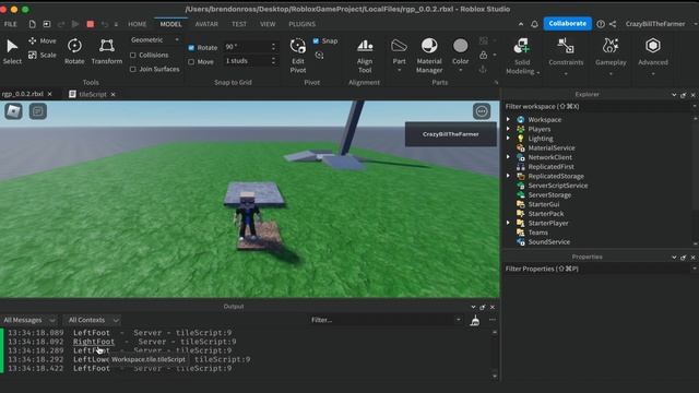Roblox Studio - Touched Event смотреть онлайн