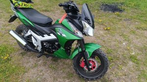 Мопед storm Indigo, права категория М первые покатушки