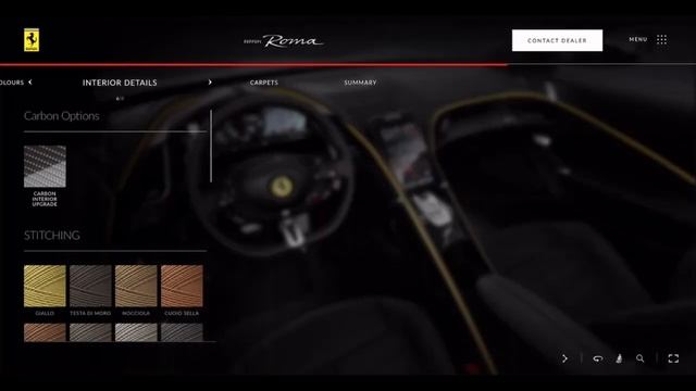 2020 Ferrari Roma Giallo Modena Configuration Video (No Commentary) смотреть онлайн