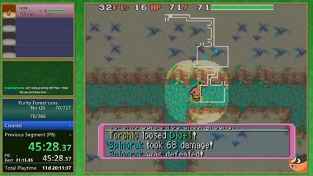 Torchic (1:30:45) - Purity Forest Clears (71/386) - Pokemon Mystery Dungeon: Blue Rescue Team смотреть онлайн