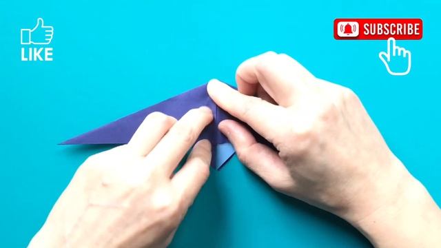 How to make Pokemon origami Pikipek the bird paper Pokémon. Easy folding crafts instruction. смотреть онлайн
