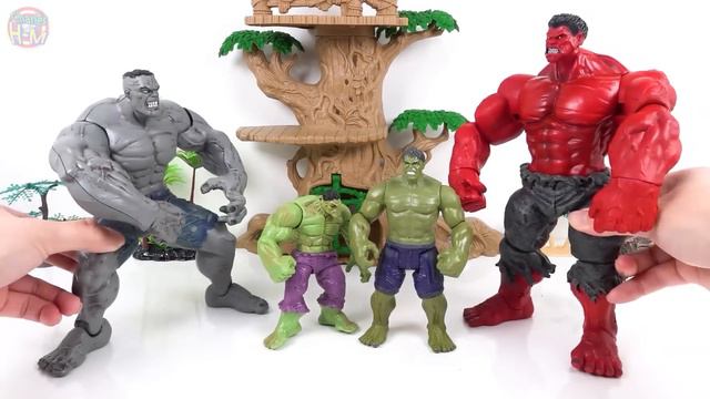 Hulk Videos Collection | Marvel Hulk Smash | Big And Small Green Hulk, Red Hulk | Charles Hero Movi