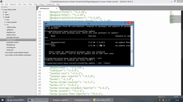 Actualizar y Migrar proyecto de Angular 5 a Angular 6 - Curso de Angular 6 desde cero - Víctor R смотреть онлайн