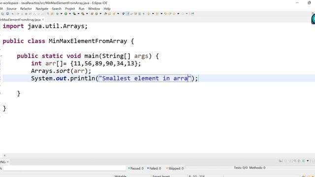 Frequently asked java in interview | minimum and maximum element in Array | Second highest element смотреть онлайн