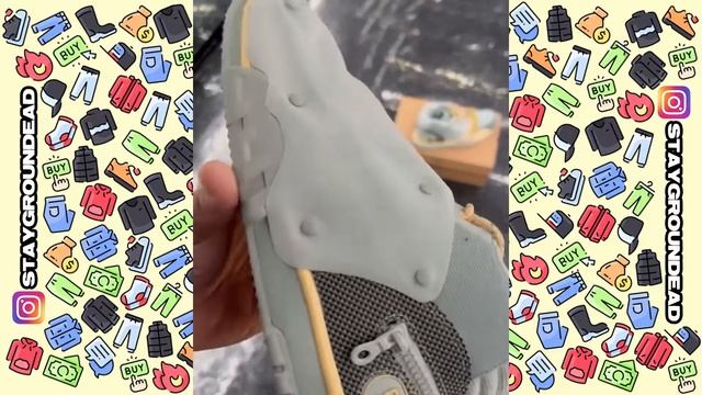 Travis Scott x Nike Air Trainer 1 Light Smoke Grey (Detailed Look) смотреть онлайн