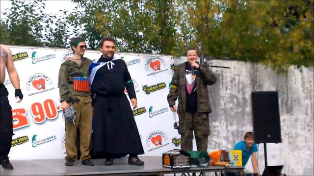 Пейнтбол в Омске Как мы ездили играть. смотреть онлайн