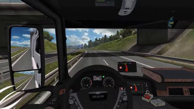 Euro Truck Simulator 2/Man Tgs Euro 6/München-Budapest/Logitech G27 смотреть онлайн