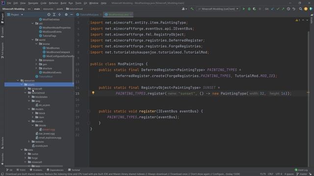 Add CUSTOM PAINTINGS to Minecraft 1.16.5 | Forge 1.16.5 Modding #53