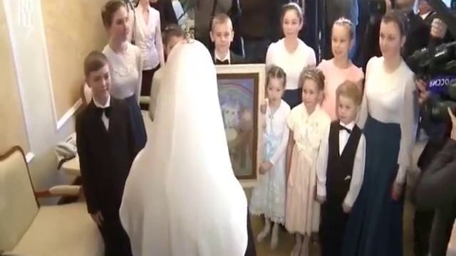Отец народа, Православия Хранитель - Дети читают стихи Патриарху Кириллу смотреть онлайн