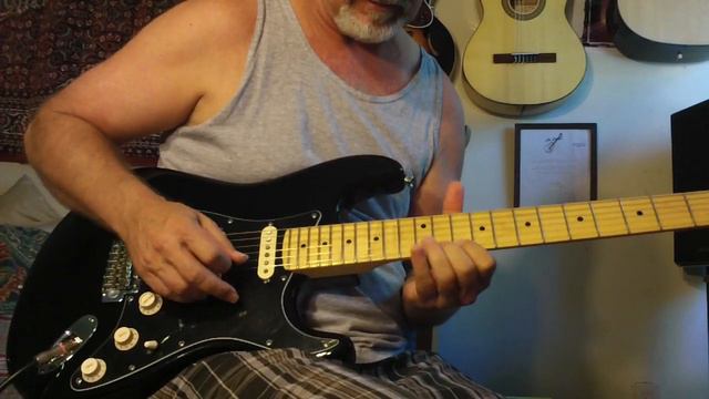 Fender Strat One off USA HSS pickups Shaw hum,body neck SOLD смотреть онлайн