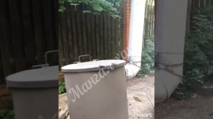 Печь для сжигания мусора 2 в 1