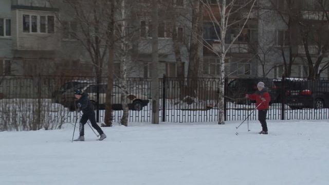 Школа № 25, г. Люберцы . Лыжи 20 января 2017 смотреть онлайн
