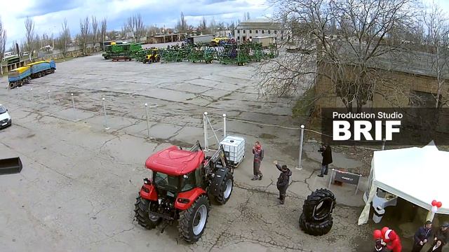 Агроальянс - открытие филиала в Николаеве. Съемка квадрокоптером смотреть онлайн