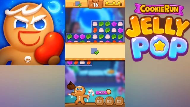 cookie run jelly pop (gameplay) levels 1-5 смотреть онлайн