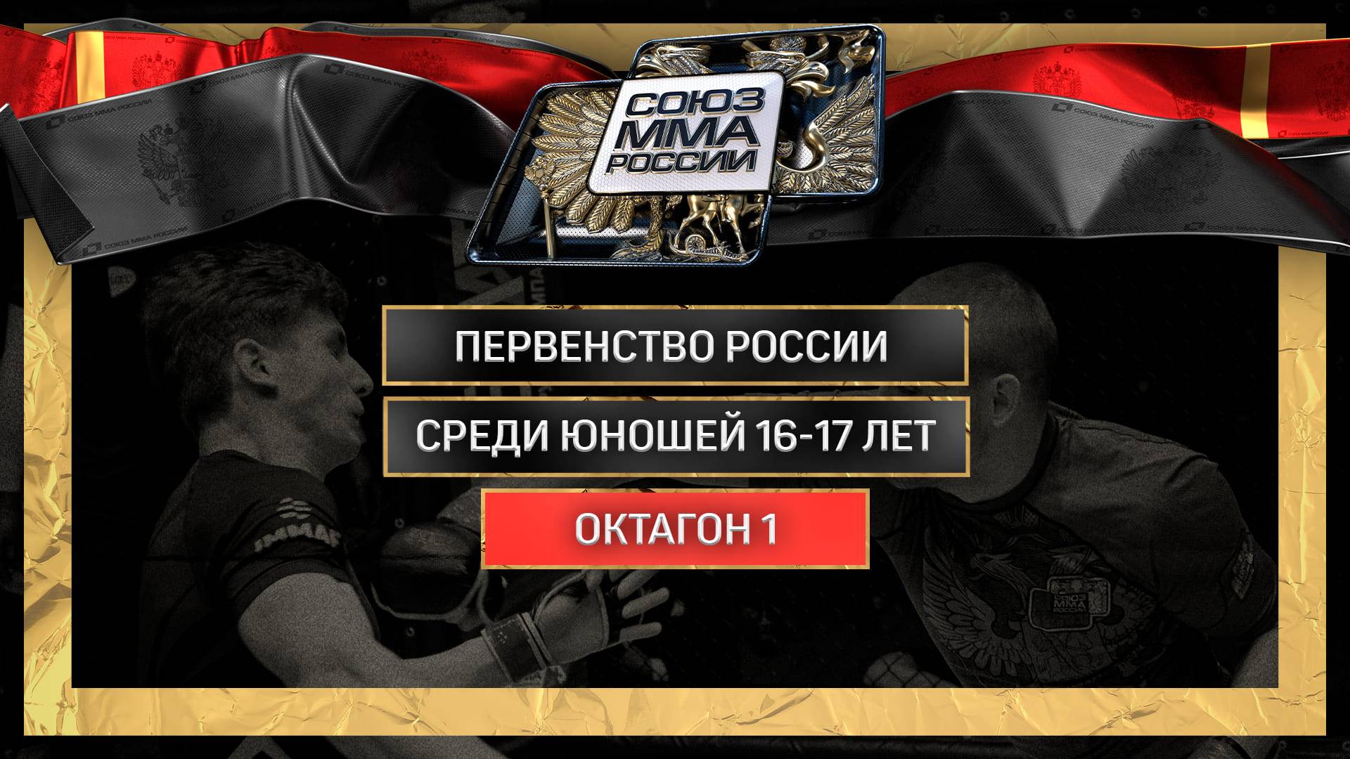 Первенство России среди юношей 16-17 лет. Октагон 1 смотреть онлайн