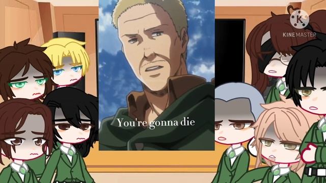 Aot react to you're gonna die I'm gonna kill you смотреть онлайн