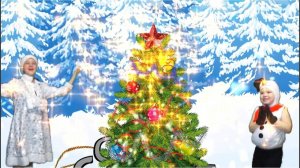 Ёлочка красавица. Новогодняя мульт-песенка. Видео для детей / Christmas tree. Kid's song. Наше всё!