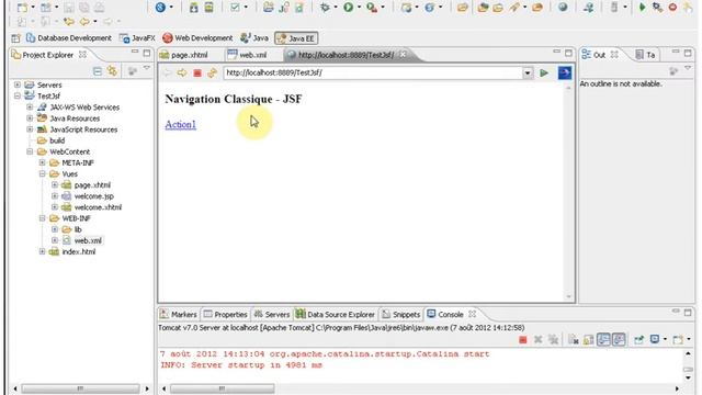 Java Server Faces Pour les Débutants:2-Navigation смотреть онлайн