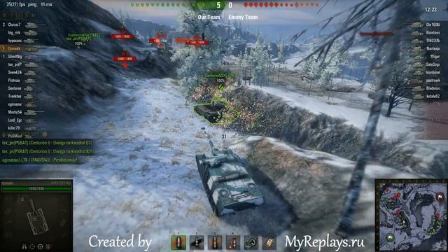 WOT: Arctic Region - AMX 50 Foch - 4 frags - смотреть онлайн