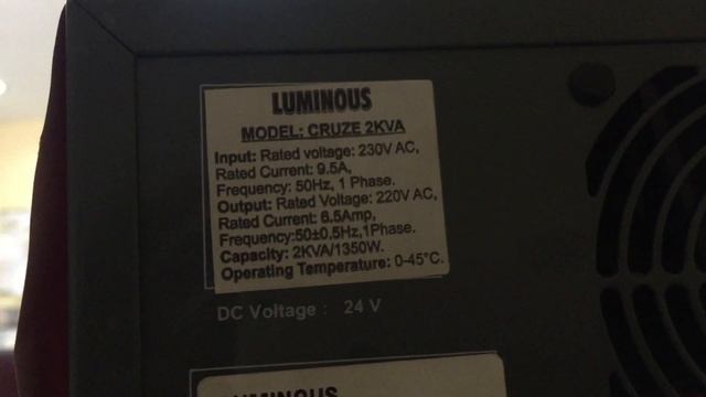 Luminous Cruze 2kv UPS with Two TAll tubular battery 150AH & 145AH Review. смотреть онлайн