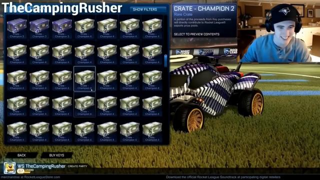 Best Rocket League Crate Openings!!(Compilation) смотреть онлайн