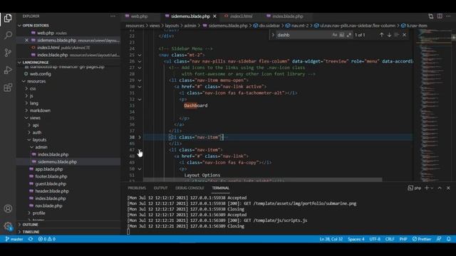 laravel 8 - Create My Landing Page - Integrasi AdminiLTE #2 смотреть онлайн