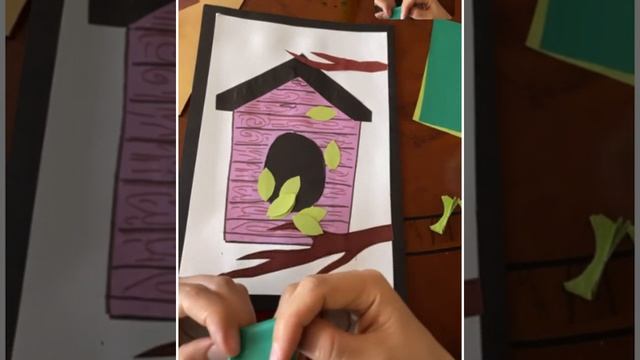 Аппликация «Скворечник» смотреть онлайн
