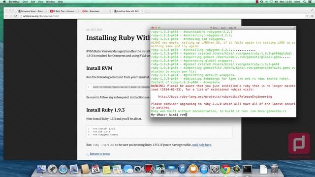 Install Octopress Mac OS X (Mavericks) смотреть онлайн