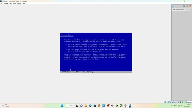 Windows 3.1 - Installation in Virtual Box 7.0 смотреть онлайн