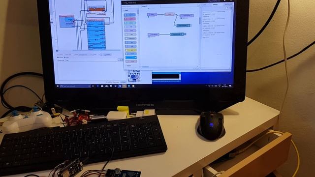 RFID + Visuino + node-red + mosquitto test смотреть онлайн