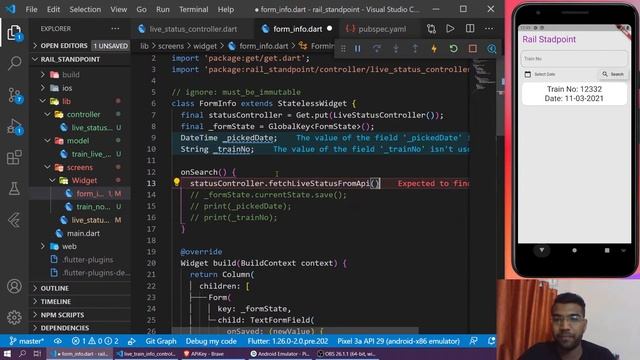 HTTP Req to Rail API, GetX, JSON decode | Train Standpoint | Flutter tutorial in Hindi # 4.7 смотреть онлайн