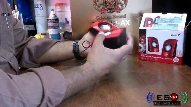 Unboxing Bocinas Genius SP-U115 смотреть онлайн