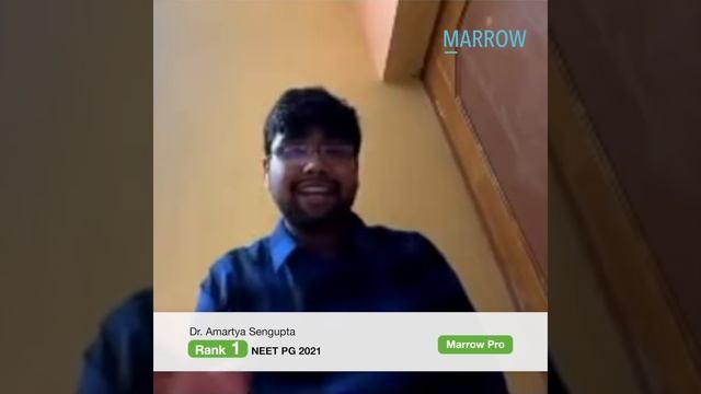 7 point prep strategy with Marrow by Dr. Amartya Sengupta, Rank 1 NEET PG 2021 | Marrow Pro смотреть онлайн