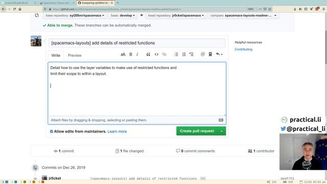 Spacemacs - Contributing Pull Requests to Spacemacs смотреть онлайн