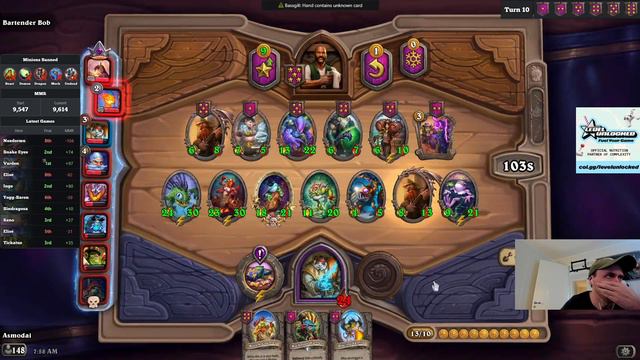 ASMODAI FINDS HIS NEW FAVOURITE HERO?!| Hearthstone Battlegrounds смотреть онлайн