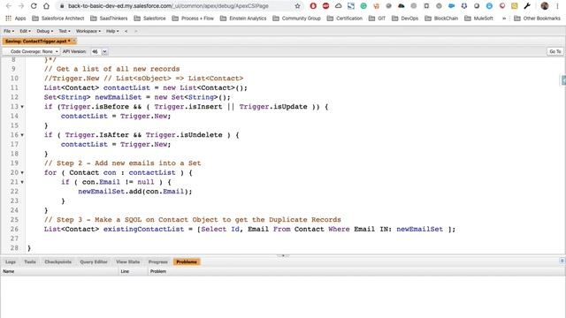 Duplicate Contact Trigger || Trigger Logic Building || #ApexTrigger #Salesforce смотреть онлайн