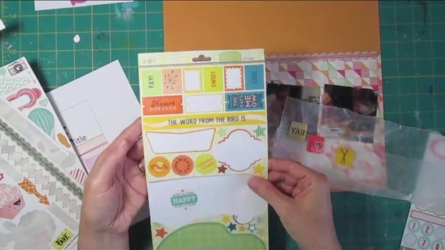 Scrapbooking Process Grouping Sticker Embellishments