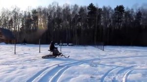 ЛЕГКИЙ САМОДЕЛЬНЫЙ СНЕГОХОД+СВОИМИ РУКАМИ!