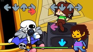 Friday Night Funkin' X Undertale Sans Frisk Chara [FNF UNDERTALE MOD]