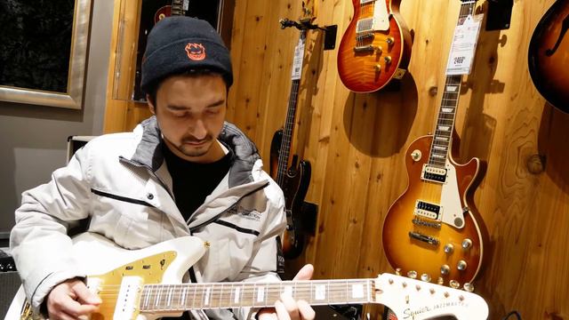 Squier 40th Anniversary Gold Edition Jazzmaster (a bit disappointed) смотреть онлайн