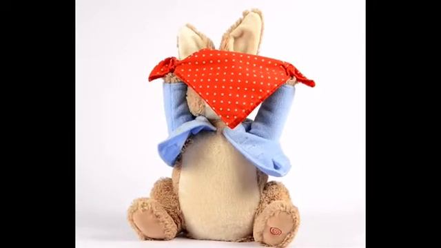 Peek A Boo Peter Rabbit Animated Talking Toy Customize Hankercheif with Childs Name Toddler Gifts смотреть онлайн
