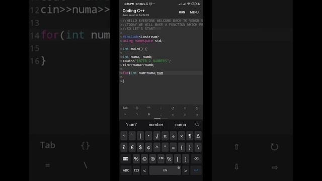 C++ TUTORIAL #3 | PRINT ALL ODD NO.S BETWEEN A GIVEN RANGE | VENOM OP смотреть онлайн