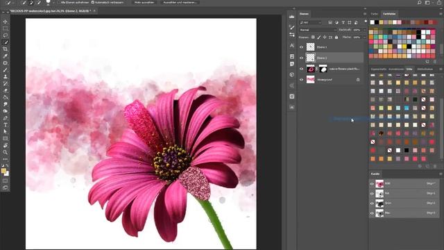 Digital Scrapbooking- Freistellen, Pinsel Anwenden Und Mit Styles Verändern In Photoshop