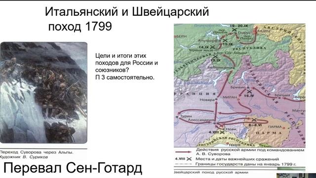 Внешняя политика Павла Первого, 8 класс смотреть онлайн