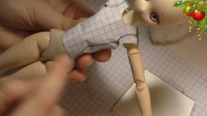 как сделать ВЫКРОЙКУ кофты для ЛЮБОЙ куклы / 2 способа / очень просто / майка футболка платье свите