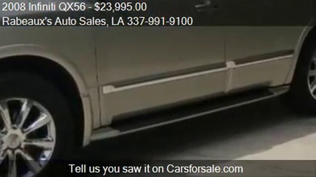 2008 Infiniti QX56 for sale in Lafayette, LA 70503 at the Ra смотреть онлайн