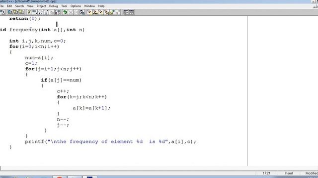 Program 79 #P79 - C program to Count frequency of each array element #C201 смотреть онлайн