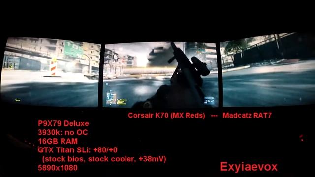 nvidia surround mini-montage - 3930k, GTX Titan SLi смотреть онлайн